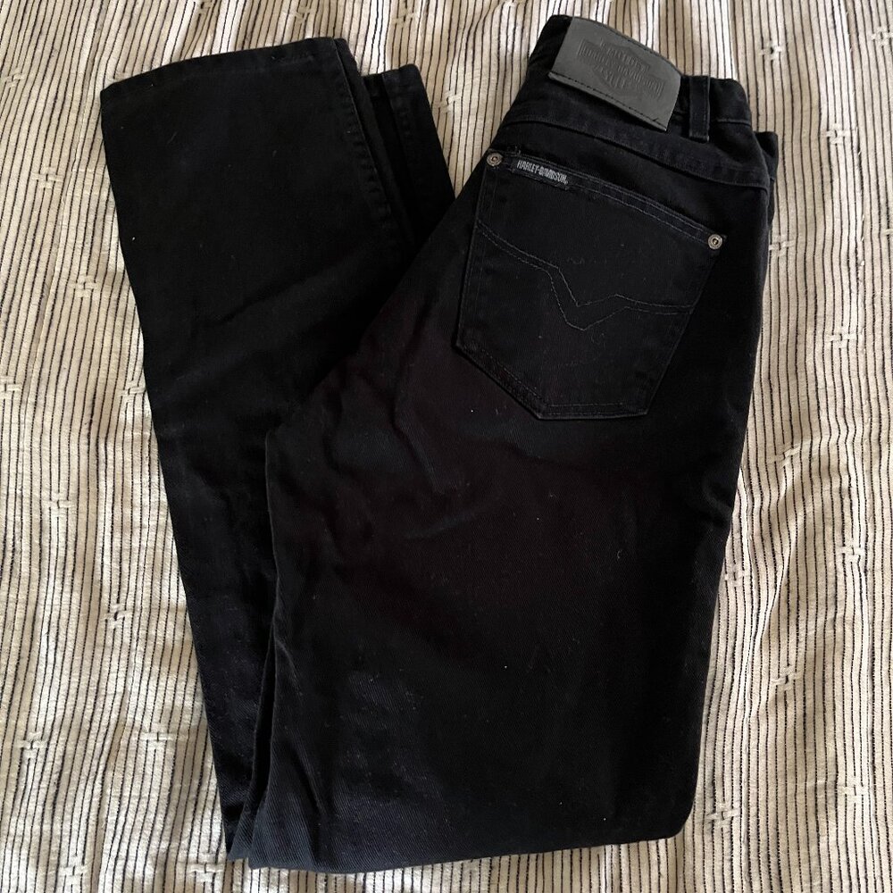 harley davidson black jeans